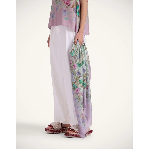 La DoubleJ Foulard 120 in Heath Mint, view 2