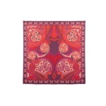 La DoubleJ Foulard 140 in Alchemy Dark Red at Coveti