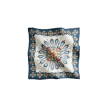 La DoubleJ Foulard 140 in Nucleus Blue | Scarves | Coveti