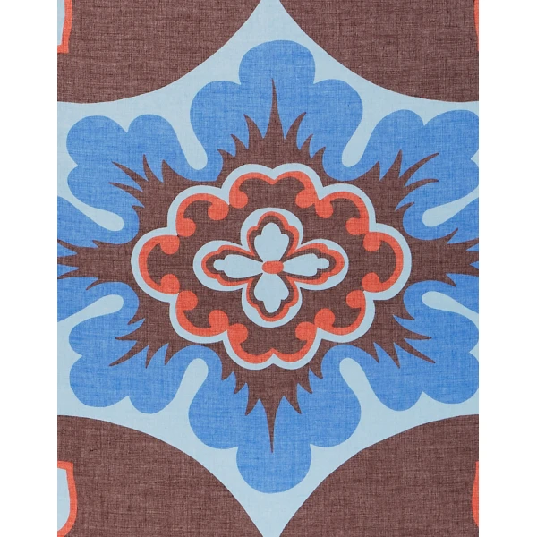 La DoubleJ Foulard 140 in Palazzo Light Blue, view 5