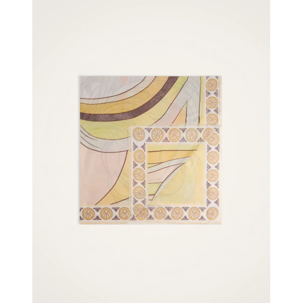 La DoubleJ Foulard 140 in Tulip Pale Pink, view 5