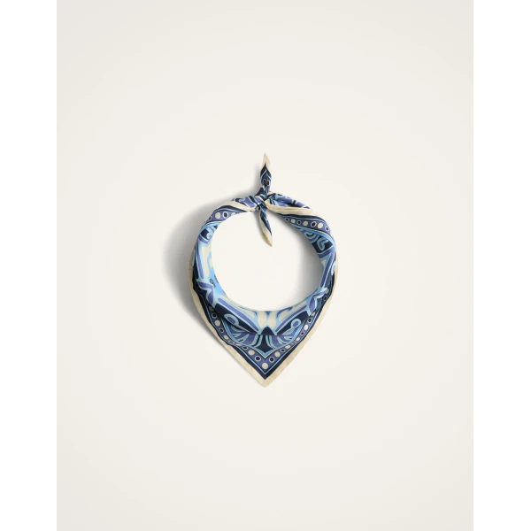 La DoubleJ Foulard 45 in Cocoon Blue | Scarves | Coveti
