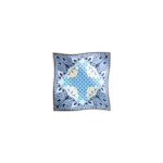 La DoubleJ Foulard 45 in Cocoon Blue | Scarves | Coveti