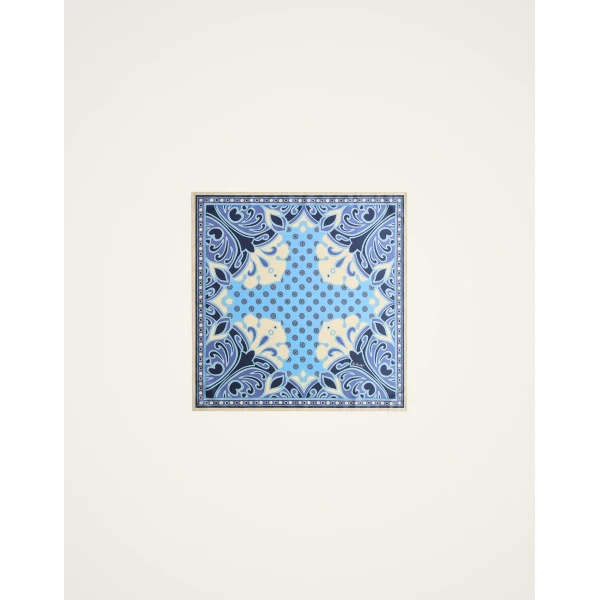 La DoubleJ Foulard 45 in Cocoon Blue | Scarves | Coveti