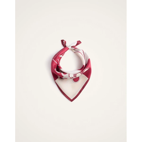 La DoubleJ Foulard 45 in Eclipse Burgundy, view 4