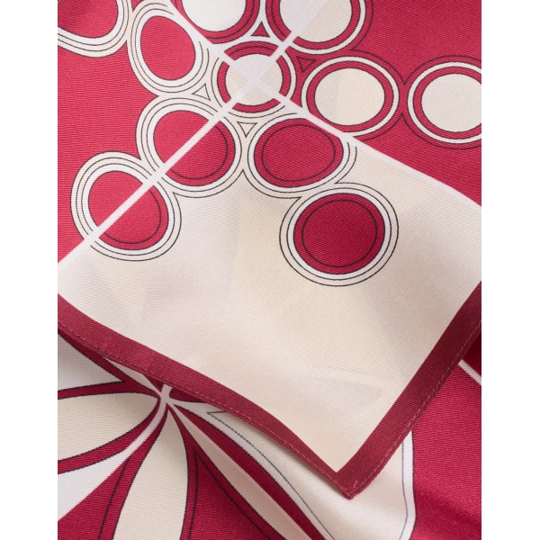 La DoubleJ Foulard 45 in Eclipse Burgundy, view 6