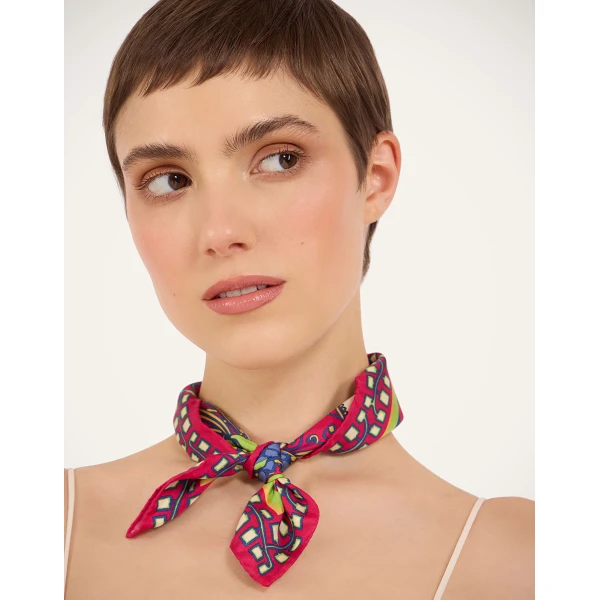 La DoubleJ Foulard 45 in Lemuria Pink, view 3