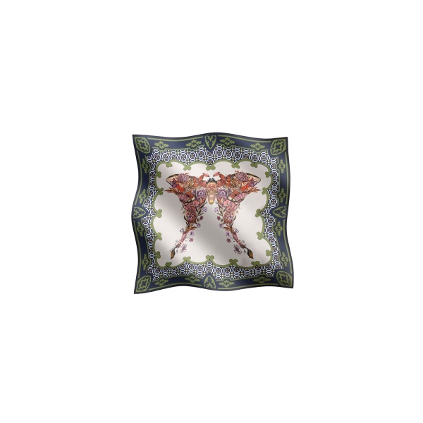 La DoubleJ Foulard 45 in Mariposa Celeste at Coveti