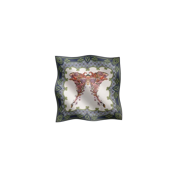 La DoubleJ Foulard 45 in Mariposa Celeste at Coveti