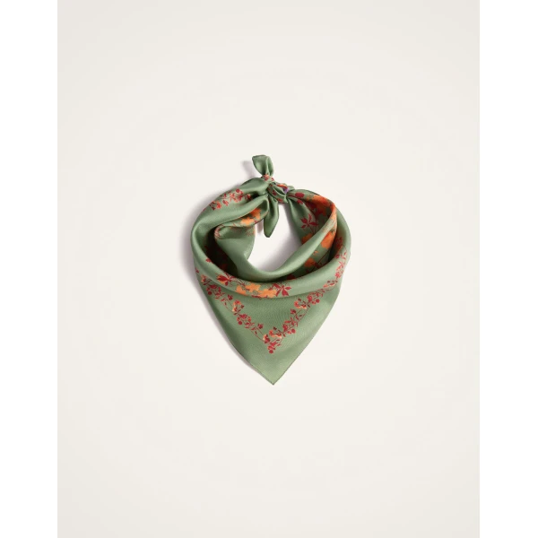 La DoubleJ Foulard 45 in Woodland Camouflage, view 6