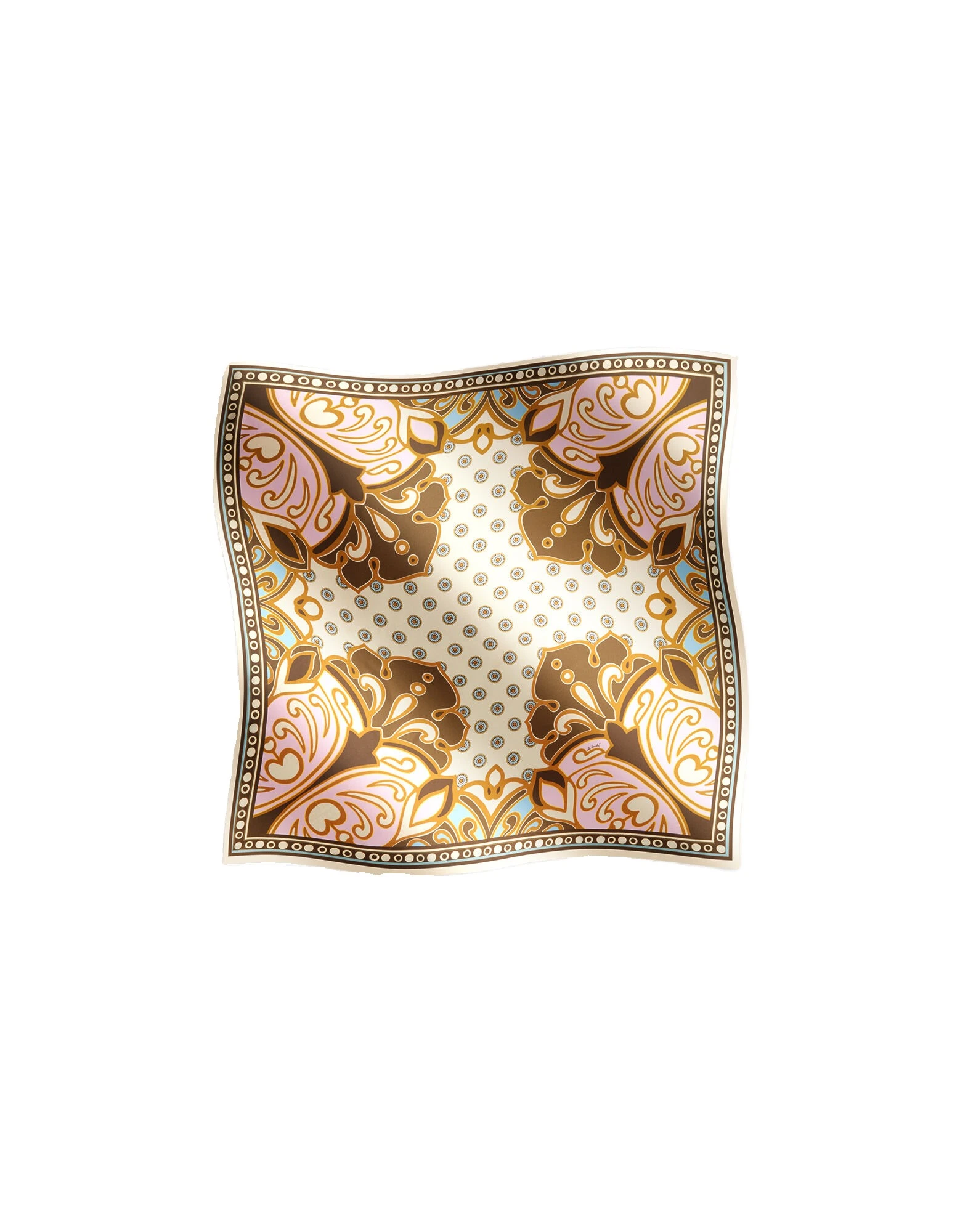 La DoubleJ Foulard 90 in Cocoon Brown at Coveti La DoubleJ Foulard 90 in Cocoon Brown at Coveti