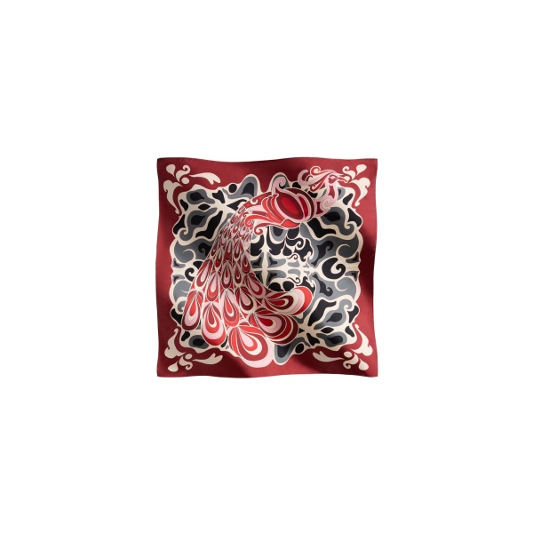 La DoubleJ Foulard 90 in Phoenix Bordeaux at Coveti