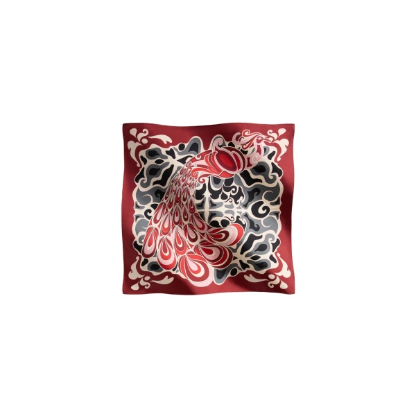 La DoubleJ Foulard 90 in Phoenix Bordeaux at Coveti
