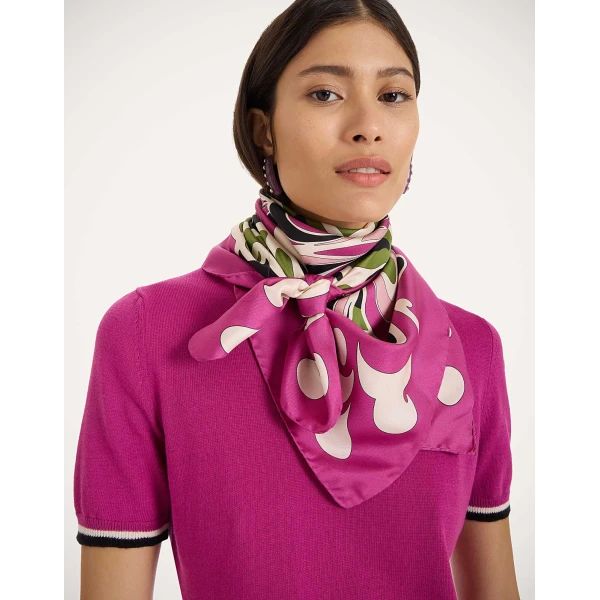 La DoubleJ Foulard 90 in Phoenix Pink at Coveti