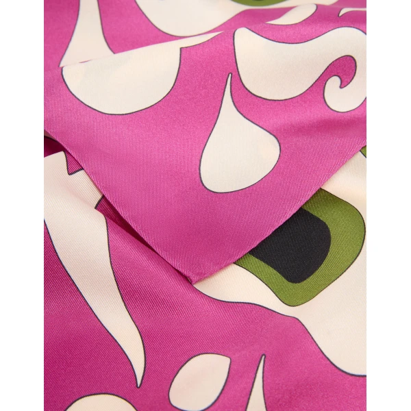 La DoubleJ Foulard 90 in Phoenix Pink at Coveti