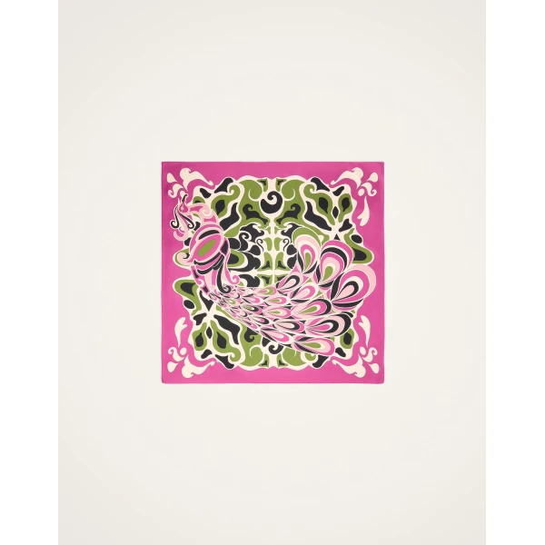 La DoubleJ Foulard 90 in Phoenix Pink at Coveti