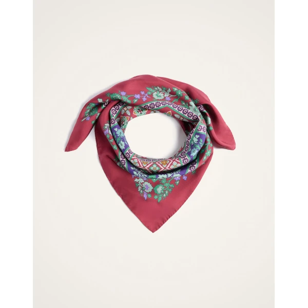 La DoubleJ Foulard 90 in Regalia Red at Coveti