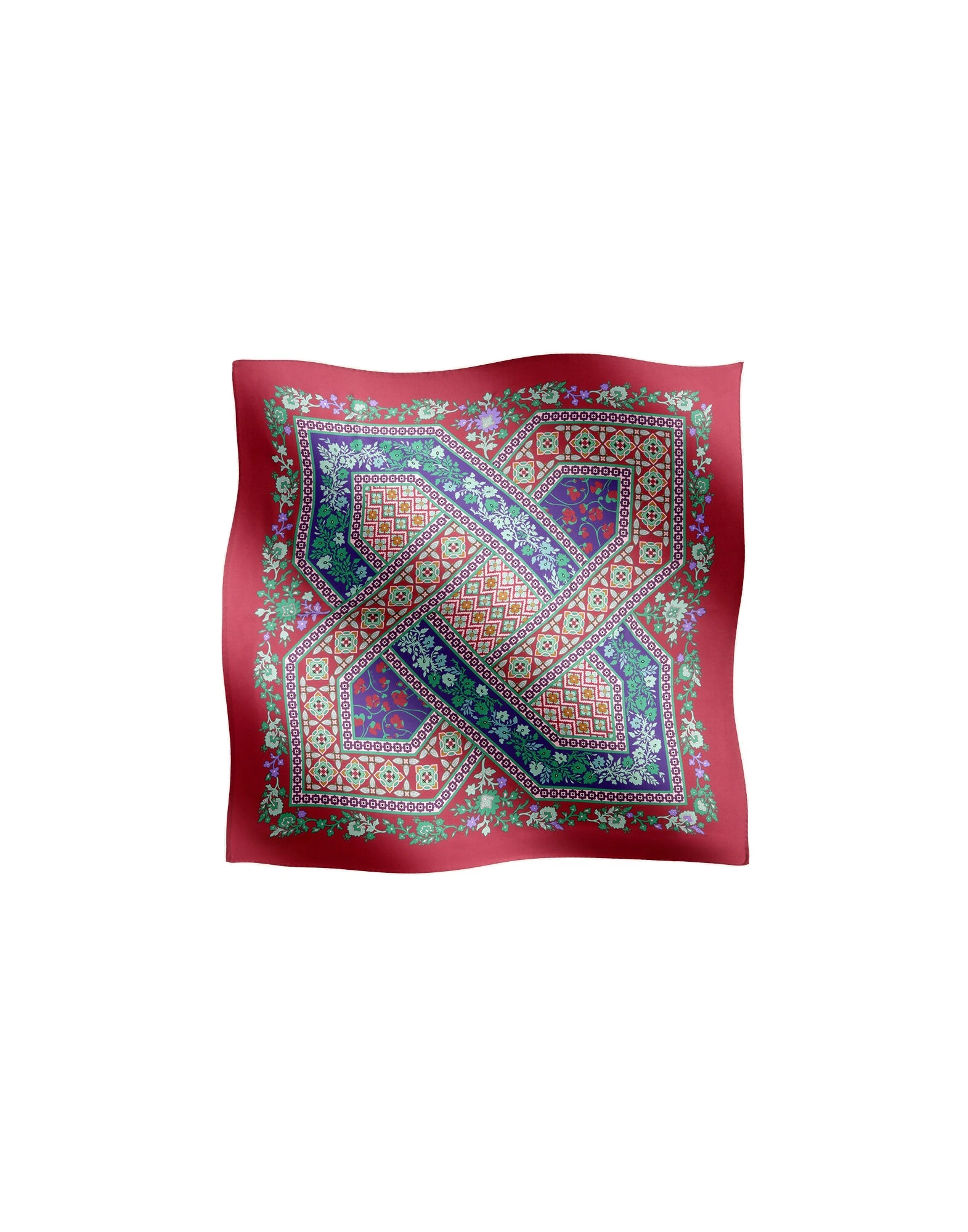 La DoubleJ Foulard 90 in Regalia Red at Coveti La DoubleJ Foulard 90 in Regalia Red at Coveti