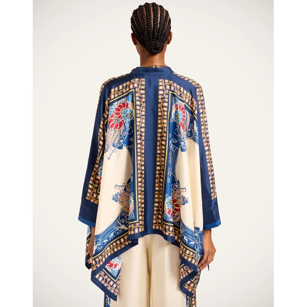 La DoubleJ Foulard Shirt in Lemuria Blue, view 3