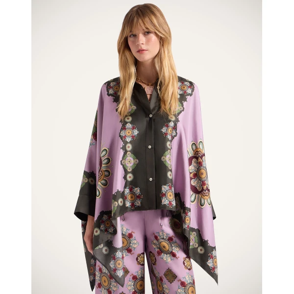 La DoubleJ Foulard Shirt in Nucleus Dusty Pink, view 2