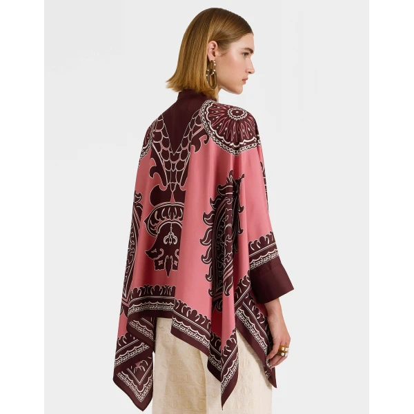 La DoubleJ Foulard Shirt in Oltrarno Pink | Shirts | Coveti