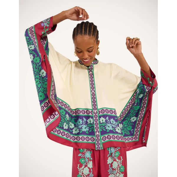 La DoubleJ Foulard Shirt in Regalia Red | Shirts | Coveti