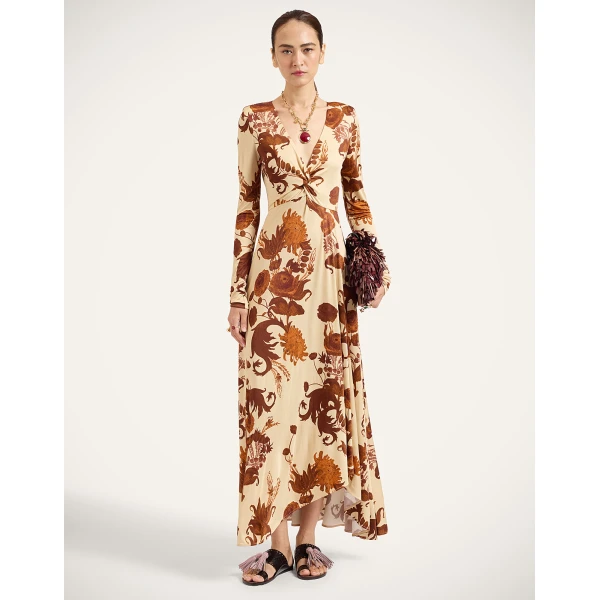 La DoubleJ Foxy Dress in Coven Buttercream at Coveti