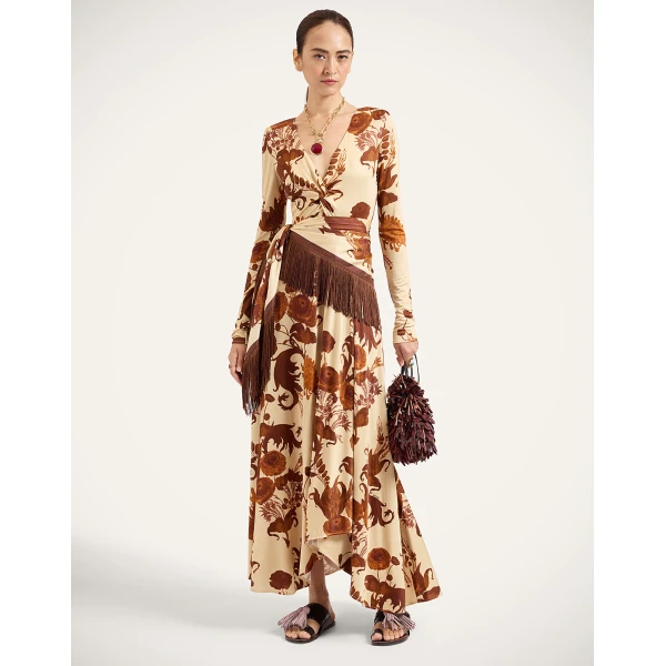 La DoubleJ Foxy Dress in Coven Buttercream at Coveti