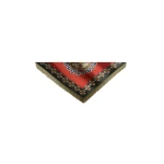 La DoubleJ Fringe Triangle Scarf in Nucleus Rust