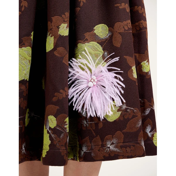 La DoubleJ Gala Skirt in Devon Brown, view 6