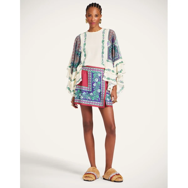 La DoubleJ Galaxy Top in Regalia Ecru | Tops | Coveti