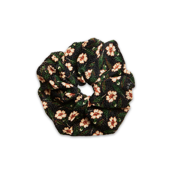 La DoubleJ Giga Scrunchie in Mayfair Black at Coveti