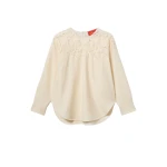 La DoubleJ Glow Home Top in Ecru | Tops | Coveti
