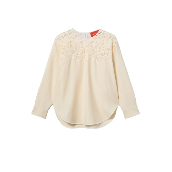 La DoubleJ Glow Home Top in Ecru | Tops | Coveti