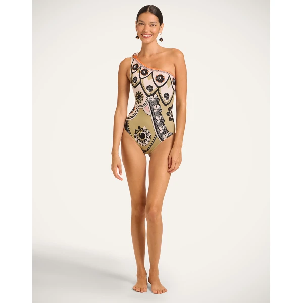 La DoubleJ Goddess Suit in Plume Green, view 2