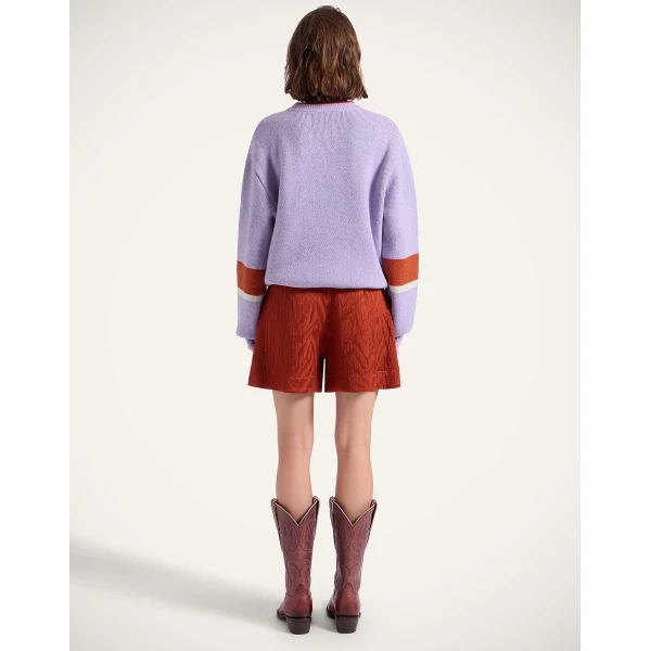 La DoubleJ Good Butt Shorts in Animalier Rust | Shorts | Coveti