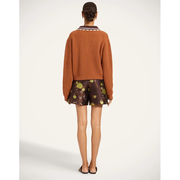 La DoubleJ Good Butt Shorts in Devon Brown at Coveti