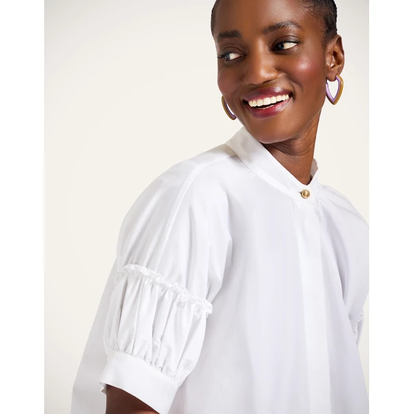 La DoubleJ Grace Shirt in White | Shirts | Coveti