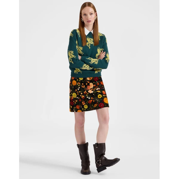 La DoubleJ Gryphos Sweater in Dark Green, view 4