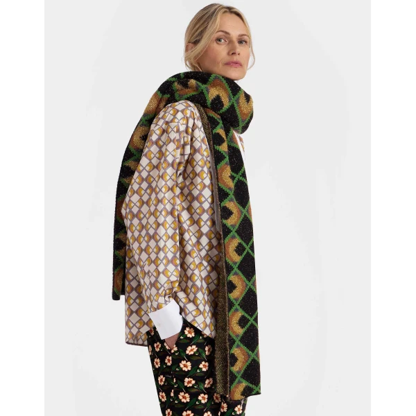 La DoubleJ Half-Light Scarf in Half-Light Black, view 2