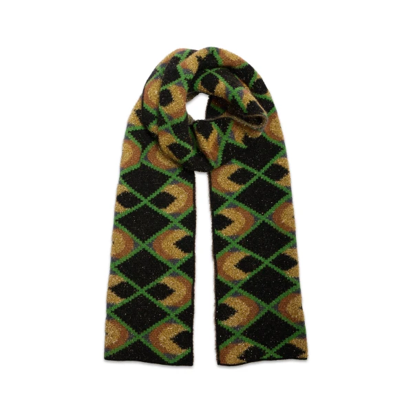 La DoubleJ Half-Light Scarf in Half-Light Black, view 4