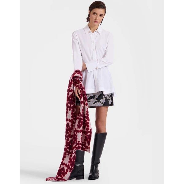 La DoubleJ Half-Light Scarf in Herald Cream at Coveti