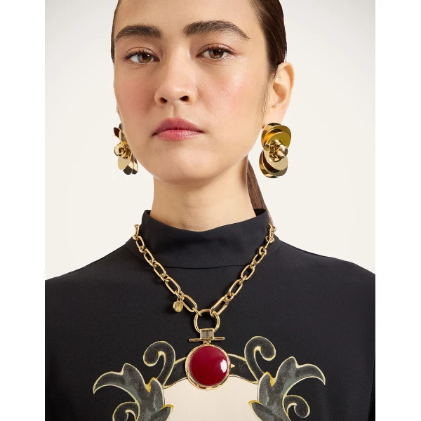 La DoubleJ Halle Dress in Buttercup Black at Coveti