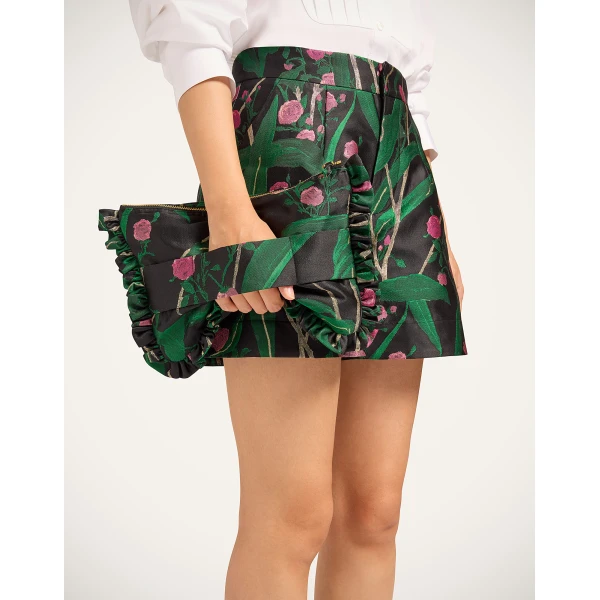 La DoubleJ Hand Pochette in Bamboo Black, view 2