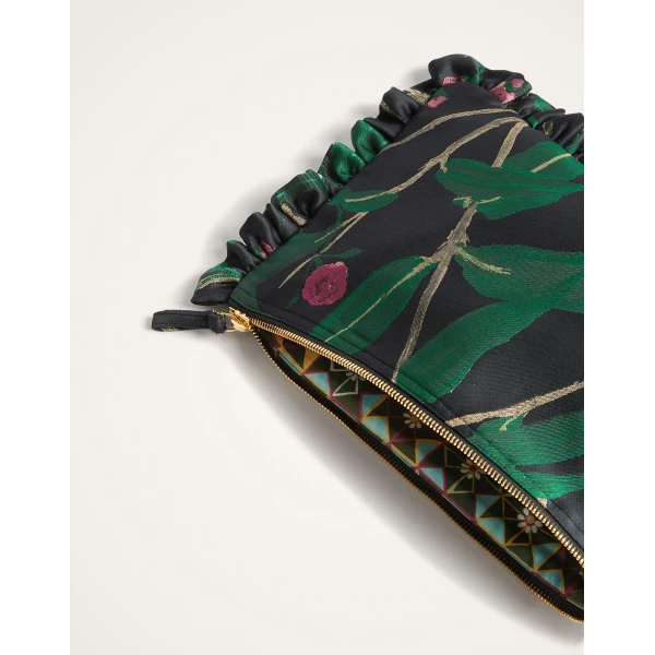 La DoubleJ Hand Pochette in Bamboo Black, view 5