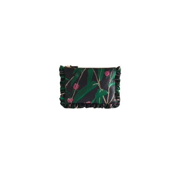 La DoubleJ Hand Pochette in Bamboo Black at Coveti
