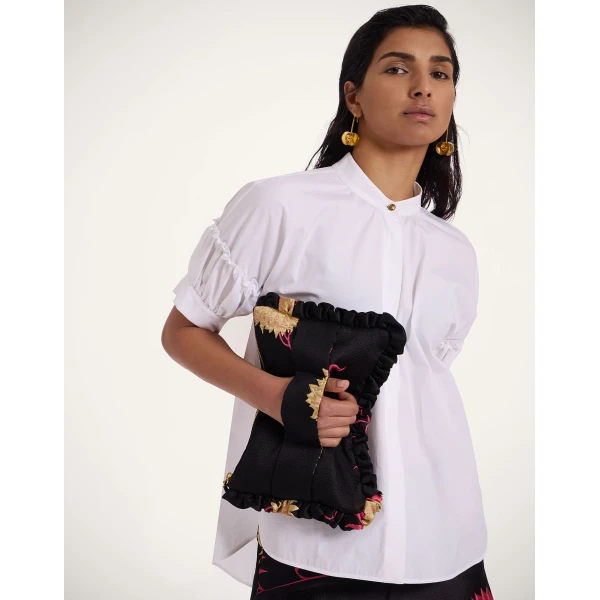 La DoubleJ Hand Pochette in Derby Black, view 2