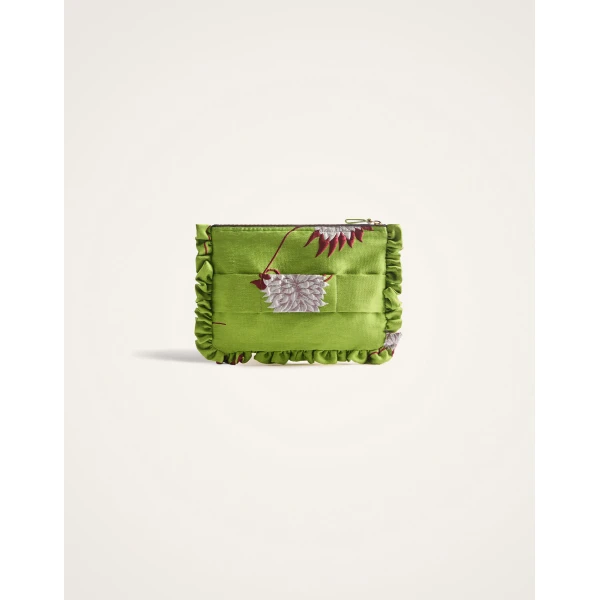 La DoubleJ Hand Pochette in Derby Lime, view 4