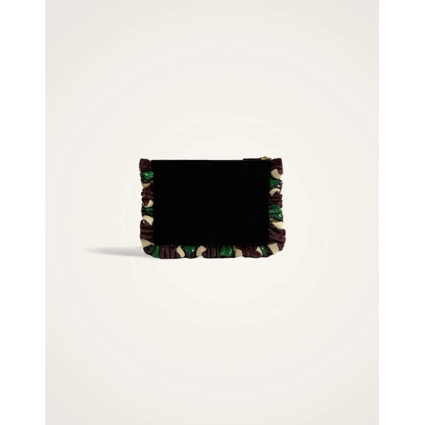 La DoubleJ Hand Pochette in Domino Military Green, view 5