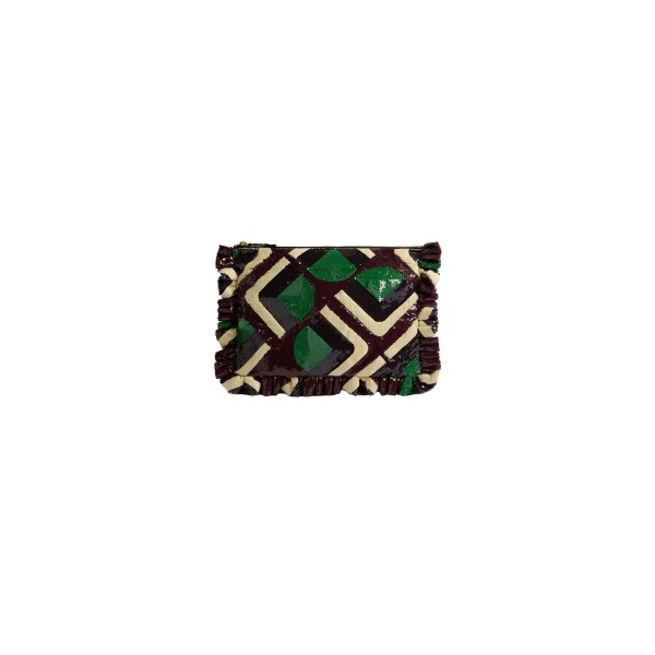 La DoubleJ Hand Pochette in Domino Military Green at Coveti